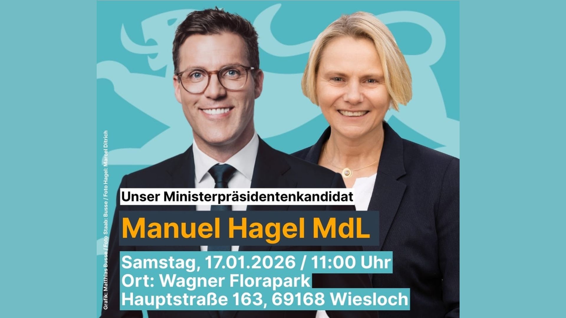 Hagel live: Klartext f�r Baden-W�rttemberg