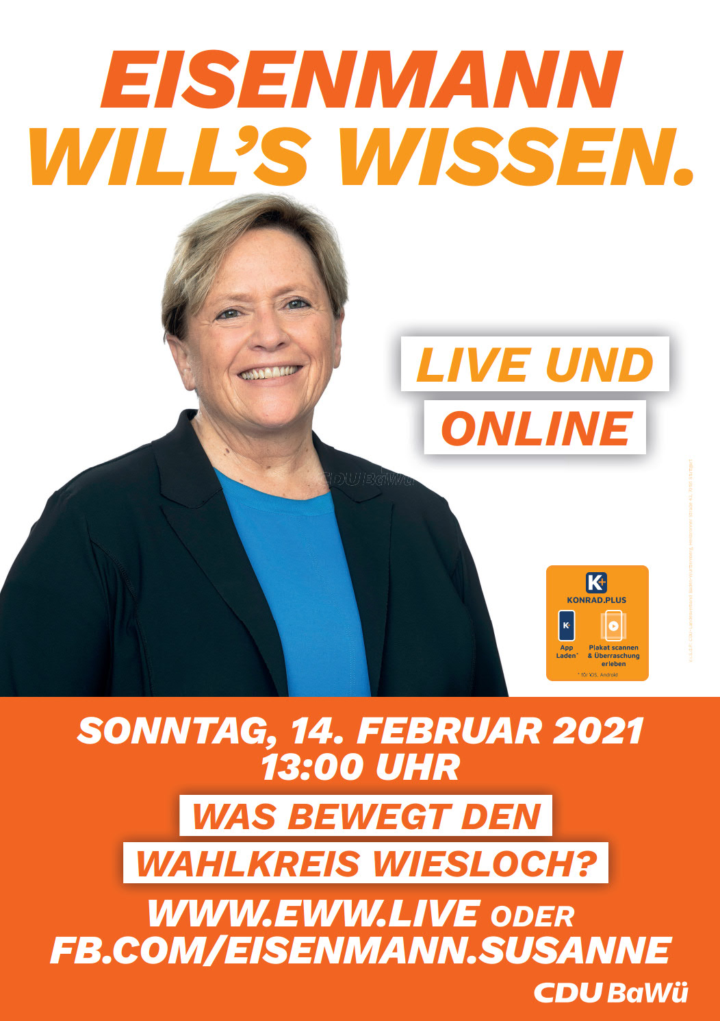 Plakat - Eisenmann will's wissen!