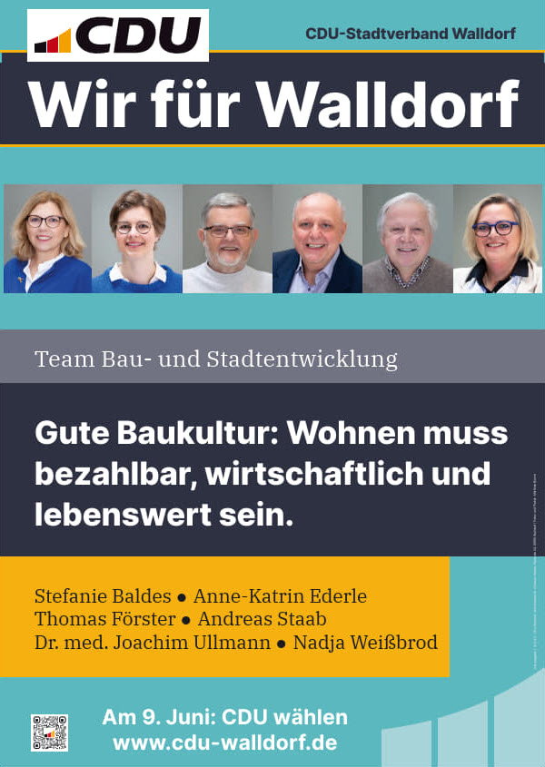 Bauen ist mehr als die Gestaltung von Straen, Pltzen und Gebuden. 
