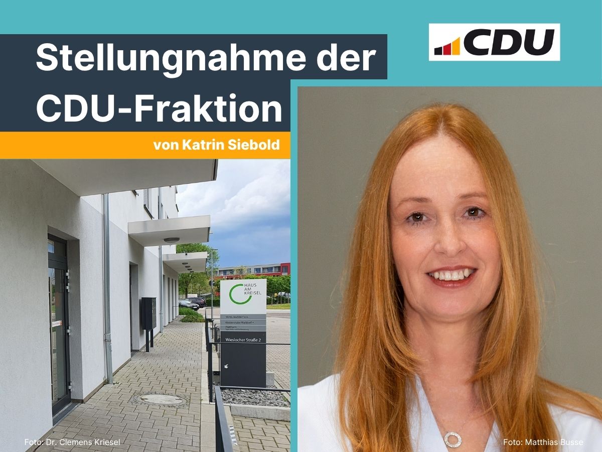 Stellungnahme der Fraktion von Katrin Siebold - Bild vom Eingangsbereich des 