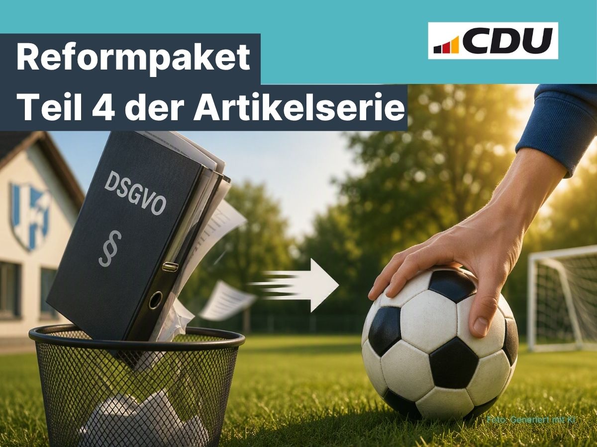 Motivbild: Weniger Aufwand durch Datenschutz - mehr Zeit f�r Vereinsarbeit | Foto: Generiert durch KI