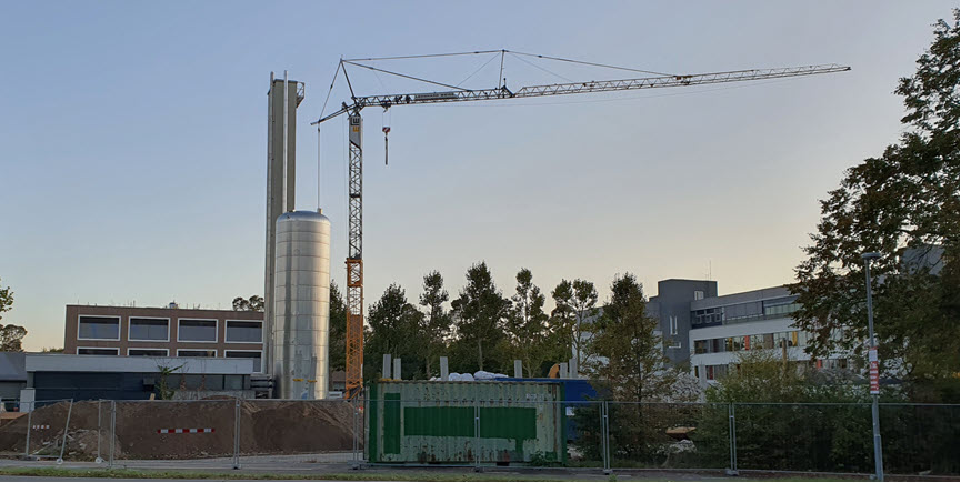 Baustelle am Schulzentrum im Dezember | Foto: Dr. Clemens Kriesel