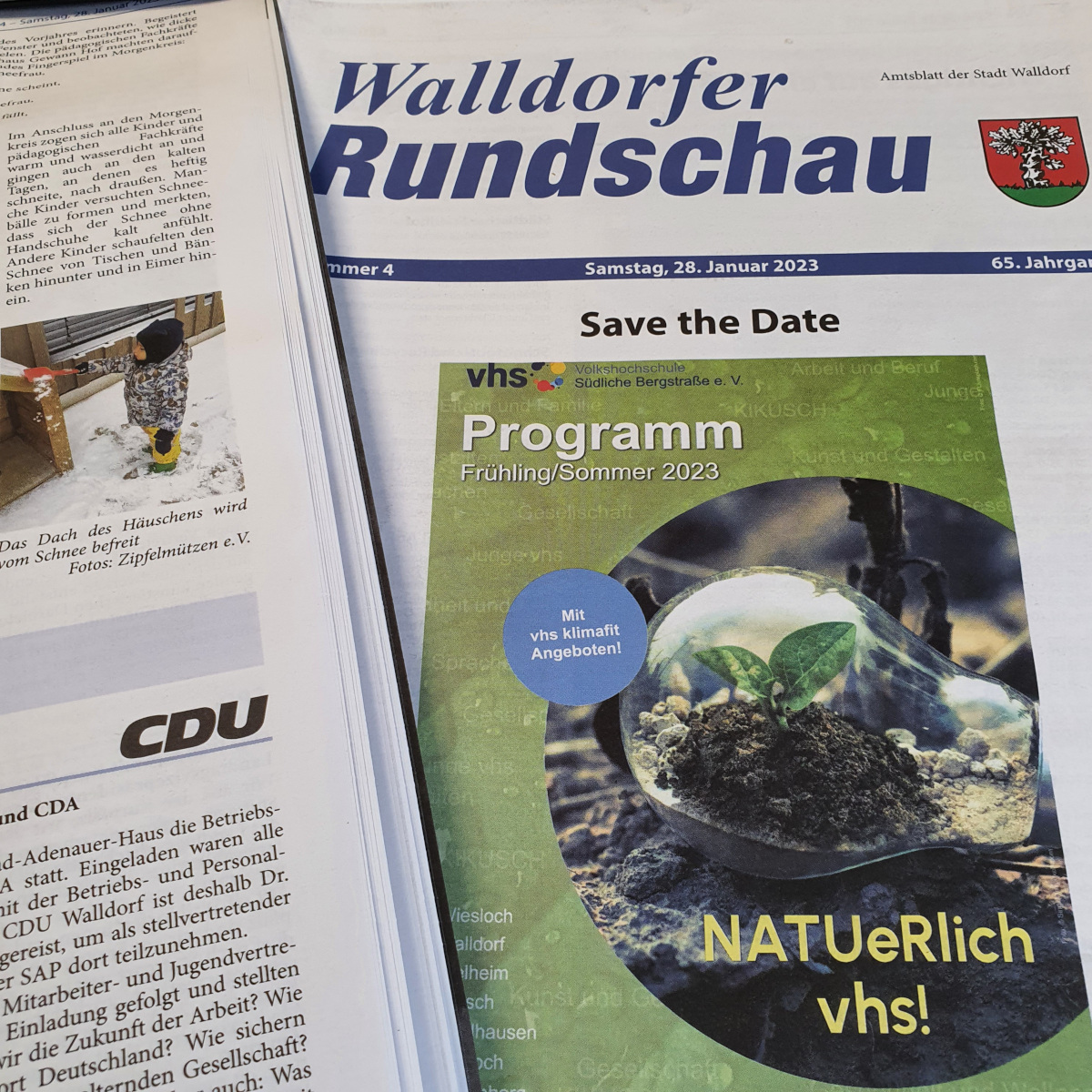 Die Walldorfer Rundschau 2023 Nr. 4 | Foto: Dr. Clemens Kriesel