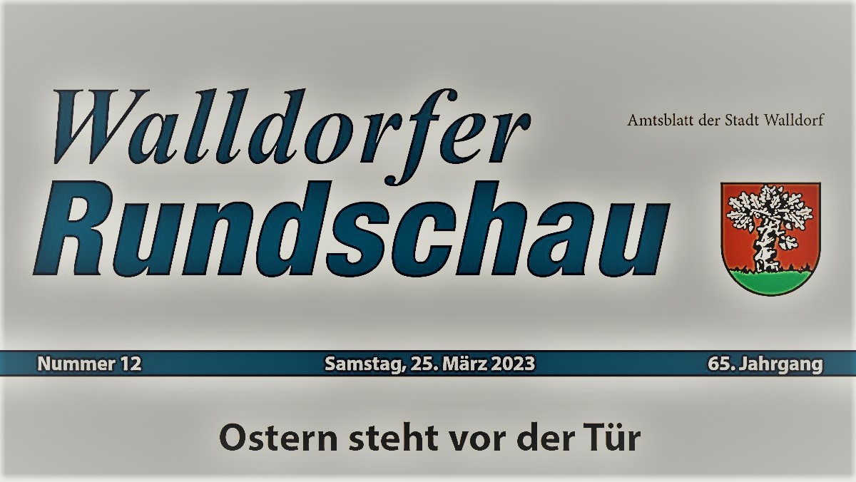 Die Walldorfer Rundschau 2023 Nr. 12 als E-paper | Bildschirmabgriff