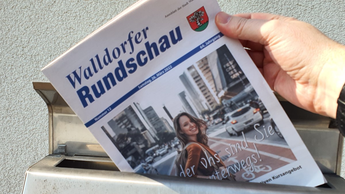 Walldorfer Rundschau Nr. 12 2022 im Briefkasten | Foto: Dr. Clemens Kriesel