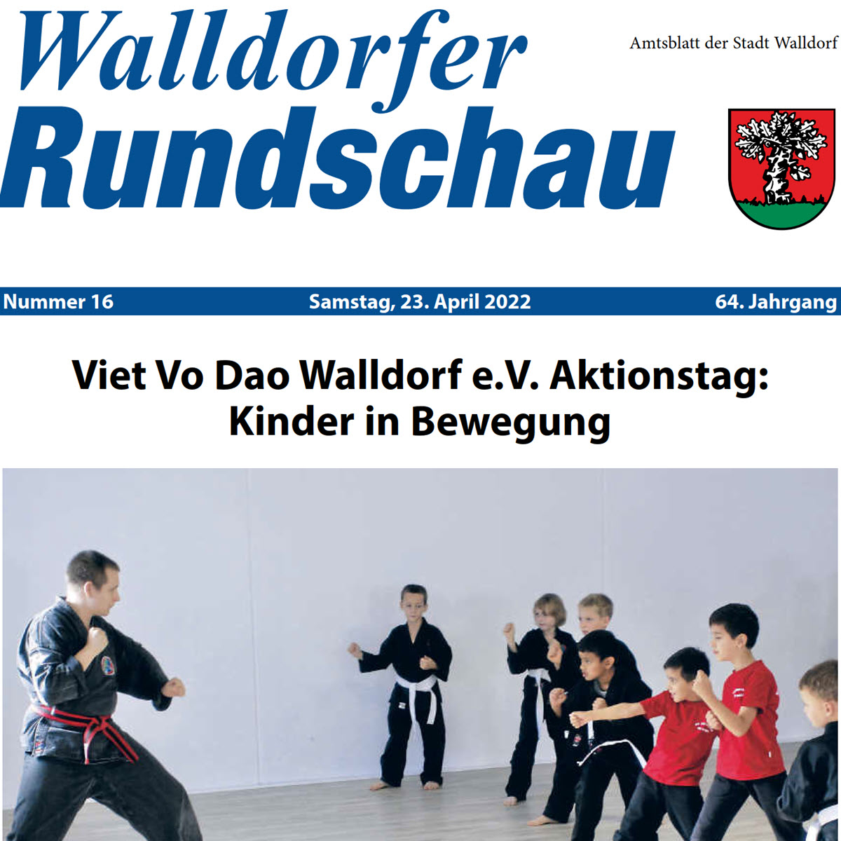 Walldorfer Rundschau 2022 Nr. 16